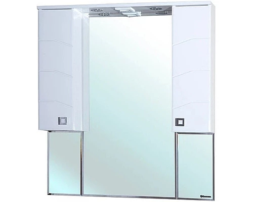 Купить Зеркальный шкаф 93х100 см белый глянец Bellezza Джулия 4611216000010 в магазине сантехники Santeh-Crystal.ru