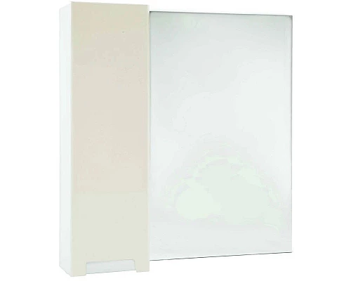 Заказать Зеркальный шкаф 88х80 см бежевый глянец/белый глянец L Bellezza Пегас 4610415002078 в магазине сантехники Santeh-Crystal.ru