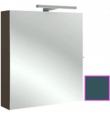 Зеркальный шкаф левосторонний ледяной зелёный 60х65 см Jacob Delafon Odeon Up EB795GRU-G77