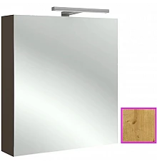 Зеркальный шкаф левосторонний арлингтонский дуб 60х65 см Jacob Delafon Odeon Up EB795GRU-E70