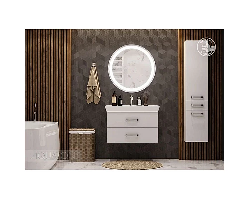 Приобрести Зеркало 75х75 см Акватон Анелло 1A260702AK010 в магазине сантехники Santeh-Crystal.ru