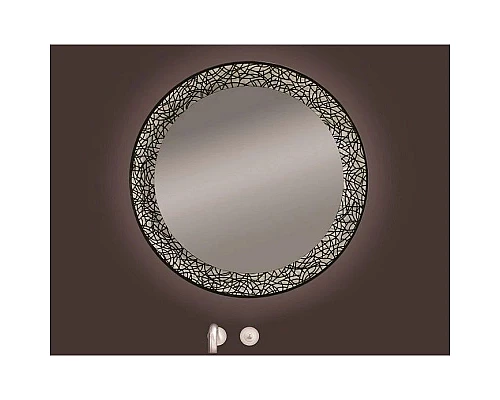 Приобрести Зеркало 70х70 см Esbano ES-3850 R в магазине сантехники Santeh-Crystal.ru