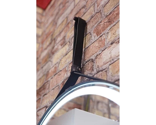 Купить Зеркало 100х100 см Art&Max Milan AM-Mil-1000-DS-F-Nero в магазине сантехники Santeh-Crystal.ru