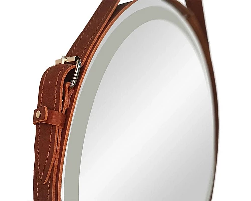 Купить Зеркало 80х80 см Art&Max Milan AM-Mil-800-DS-F-Brown в магазине сантехники Santeh-Crystal.ru