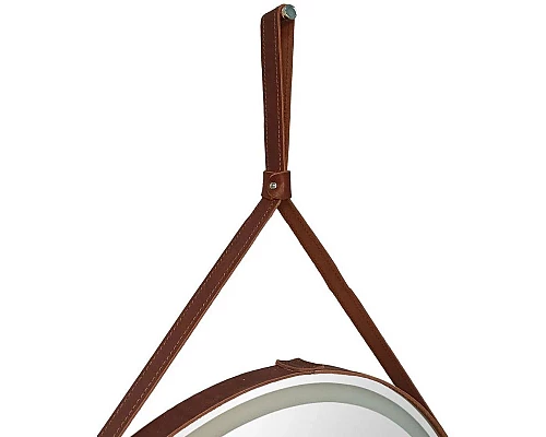 Купить Зеркало 80х80 см Art&Max Milan AM-Mil-800-DS-F-Brown в магазине сантехники Santeh-Crystal.ru