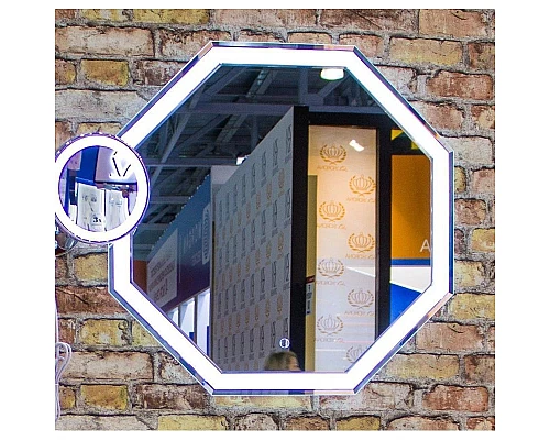 Купить Зеркало 80х80 см Art&Max Argo AM-Arg-800-800-DS-F в магазине сантехники Santeh-Crystal.ru