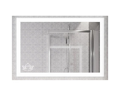 Купить Зеркало 120х70 см Art&Max Soli AM-Sol-1200-700-DS-F-H в магазине сантехники Santeh-Crystal.ru