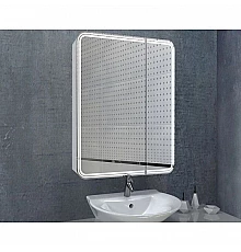 Зеркальный шкаф 80х80 см белый L Art&Max Verona AM-Ver-800-800-2D-L-DS-F
