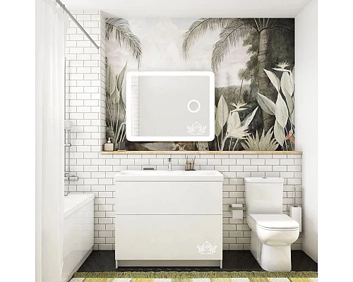 Заказать Зеркало 100х80 см Art&Max Latina AM-Lat-1000-800-DS-F-X3 в магазине сантехники Santeh-Crystal.ru