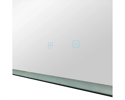 Заказать Зеркало 120х80 см Art&Max Arezzo AM-Are-1200-800-DS-FC-H-Nero в магазине сантехники Santeh-Crystal.ru