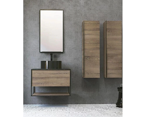 Заказать Зеркало 50х90 см Jorno Steal Ste.02.50/Pl/B в магазине сантехники Santeh-Crystal.ru