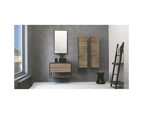 Заказать Зеркало 50х90 см Jorno Steal Ste.02.50/Pl/B в магазине сантехники Santeh-Crystal.ru