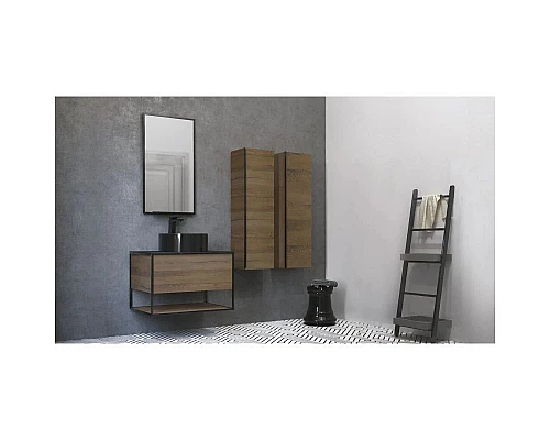 Заказать Зеркало 50х90 см Jorno Steal Ste.02.50/Pl/B в магазине сантехники Santeh-Crystal.ru