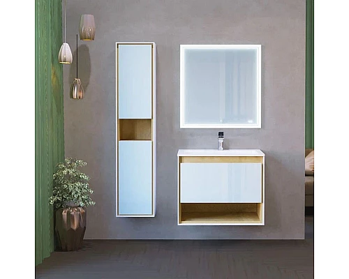 Заказать Зеркало 77х77 см Jorno Glass Gla.02.77/W в магазине сантехники Santeh-Crystal.ru