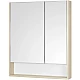 Приобрести Зеркальный шкаф 70х85 см белый глянец/дуб верона Акватон Сканди 1A252202SDB20 в магазине сантехники Santeh-Crystal.ru