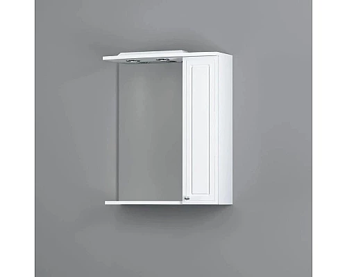 Купить Зеркальный шкаф 65х75 см белый глянец R Damixa Palace One M41MPR0651WG в магазине сантехники Santeh-Crystal.ru