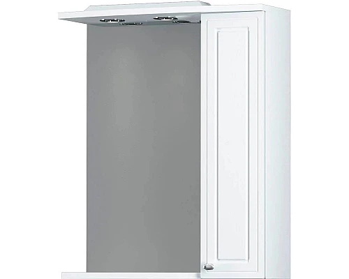 Купить Зеркальный шкаф 65х75 см белый глянец R Damixa Palace One M41MPR0651WG в магазине сантехники Santeh-Crystal.ru