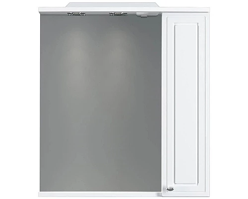 Купить Зеркальный шкаф 65х75 см белый глянец R Damixa Palace One M41MPR0651WG в магазине сантехники Santeh-Crystal.ru