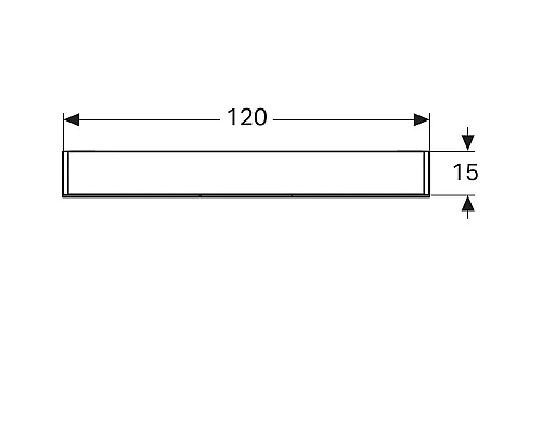 Приобрести Зеркальный шкаф 120х70 см Geberit Option 500.207.00.1 в магазине сантехники Santeh-Crystal.ru