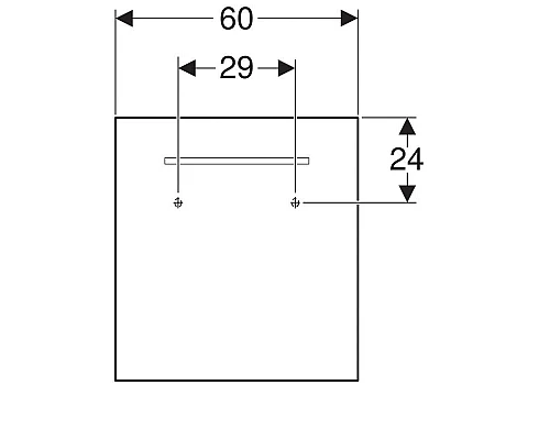 Заказать Зеркало 60х65 см Geberit Renova Compact 862360000 в магазине сантехники Santeh-Crystal.ru