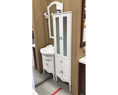 Заказать Зеркало 60х101,1 см белый матовый Opadiris Лоренцо в магазине сантехники Santeh-Crystal.ru