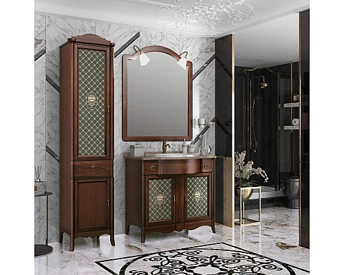 Купить Зеркало 89,6х109,2 см светлый орех Opadiris Виктория в магазине сантехники Santeh-Crystal.ru