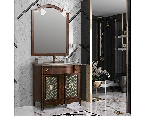 Купить Зеркало 89,6х109,2 см светлый орех Opadiris Виктория в магазине сантехники Santeh-Crystal.ru