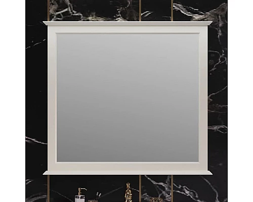 Приобрести Зеркало 104,5х94,5 см слоновая кость Opadiris Кантара 00-00003717 в магазине сантехники Santeh-Crystal.ru