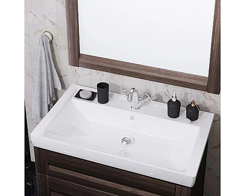 Купить Зеркало 80х85 см венге Opadiris Лаварро 00-00003204 в магазине сантехники Santeh-Crystal.ru