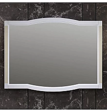 Зеркало 118х90 см белый золотая патина Opadiris Лаура
