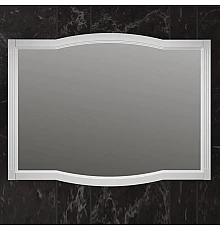 Зеркало 118х90 см белый матовый Opadiris Лаура Z0000012471