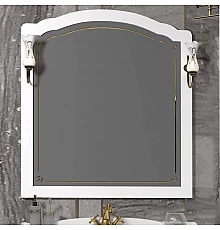 Зеркало 96х103,1 см белый матовый Opadiris Лоренцо