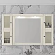 Купить Зеркальный шкаф 124х78 см слоновая кость Opadiris Мираж в магазине сантехники Santeh-Crystal.ru