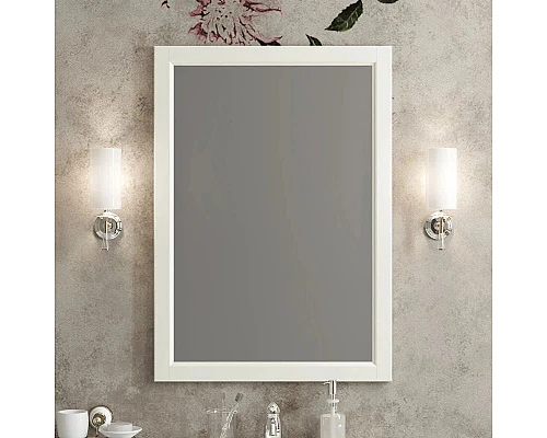 Заказать Зеркало 65х90 см слоновая кость Opadiris Омега Z0000006456 в магазине сантехники Santeh-Crystal.ru