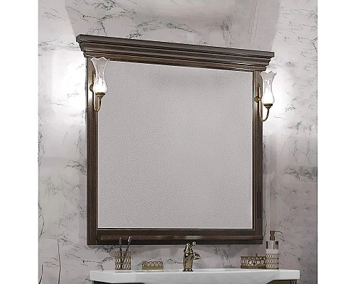 Приобрести Зеркало 104х101 см орех антикварный Opadiris Риспекто в магазине сантехники Santeh-Crystal.ru