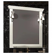 Зеркало 104х101 см слоновая кость Opadiris Риспекто