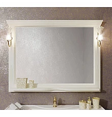 Зеркало 129х101 см слоновая кость Opadiris Риспекто