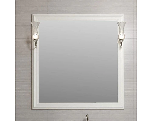 Купить Зеркало 90х90 см слоновая кость Opadiris Санрайз в магазине сантехники Santeh-Crystal.ru