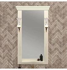 Зеркало 57,5х101 см слоновая кость Opadiris Риспекто