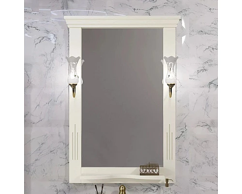 Заказать Зеркало 67,5х101 см слоновая кость Opadiris Риспекто в магазине сантехники Santeh-Crystal.ru