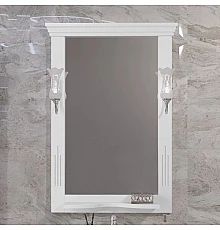 Зеркало 67,5х101 см белый матовый Opadiris Риспекто