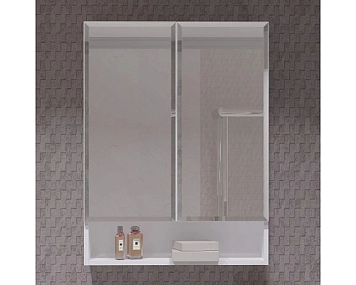 Заказать Зеркальный шкаф 61х80 см белый Opadiris Фреш в магазине сантехники Santeh-Crystal.ru