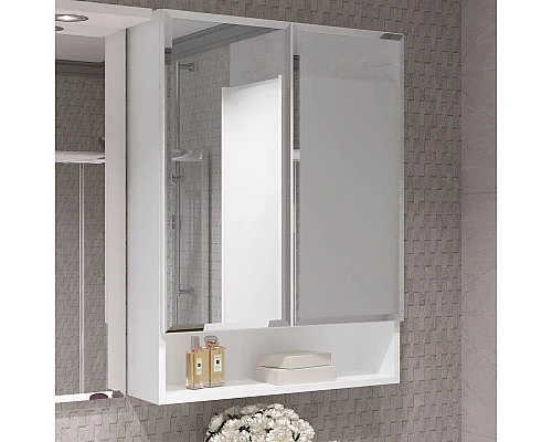 Заказать Зеркальный шкаф 61х80 см белый Opadiris Фреш в магазине сантехники Santeh-Crystal.ru
