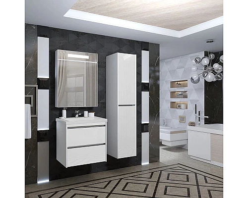 Заказать Зеркальный шкаф 60х80 см белый Opadiris Фреш Z0000010395 в магазине сантехники Santeh-Crystal.ru