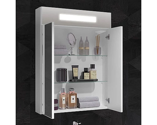 Заказать Зеркальный шкаф 60х80 см белый Opadiris Фреш Z0000010395 в магазине сантехники Santeh-Crystal.ru