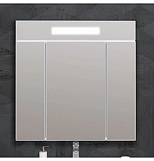 Зеркальный шкаф 75х80 см белый Opadiris Фреш Z0000010398