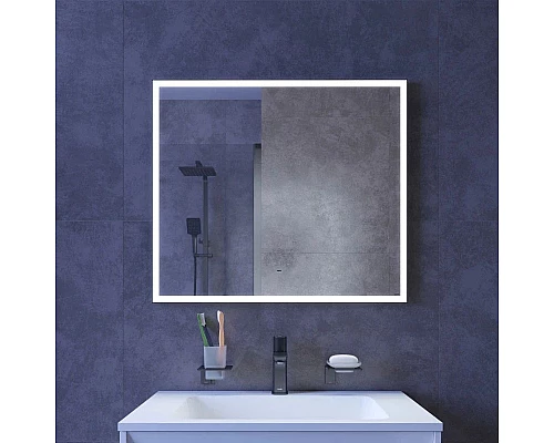 Заказать Зеркало 80х70 см черный IDDIS Slide SLI8000i98 в магазине сантехники Santeh-Crystal.ru