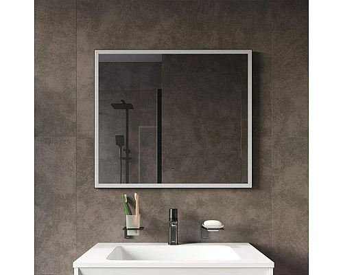 Заказать Зеркало 80х70 см черный IDDIS Slide SLI8000i98 в магазине сантехники Santeh-Crystal.ru