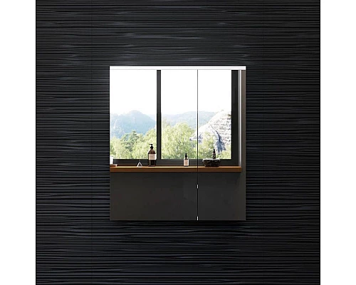 Приобрести Зеркальный шкаф 60х68 см белый глянец Am.Pm Spirit M70MCX0601WG в магазине сантехники Santeh-Crystal.ru