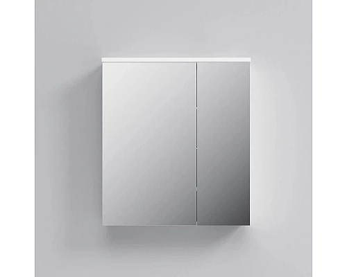 Приобрести Зеркальный шкаф 60х68 см белый глянец Am.Pm Spirit M70MCX0601WG в магазине сантехники Santeh-Crystal.ru